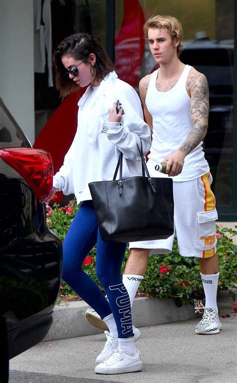 Justin Bieber and Selena Gomez Sweat It Out at a Private ...