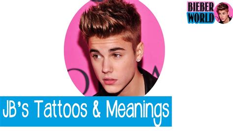 Justin Bieber Tattoos and Meanings   YouTube
