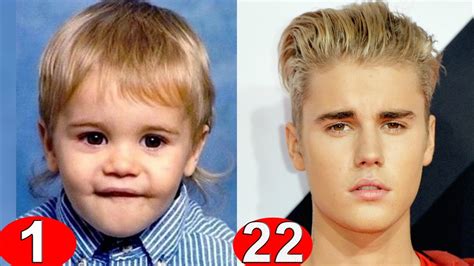 Justin Bieber   Transformation From 1 To 23 Years Old ...