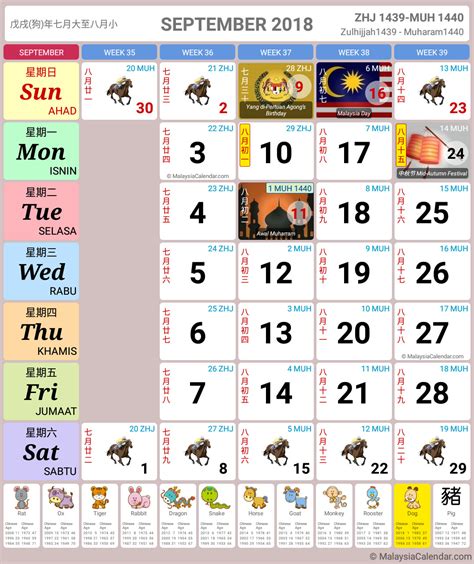 Kalendar Malaysia 2018  Cuti Sekolah  – Kalendar Malaysia