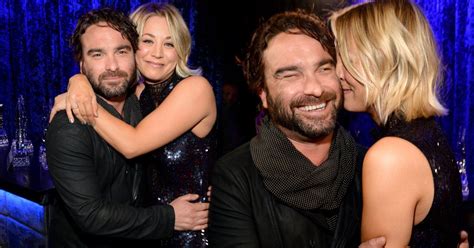 Kaley Cuoco insists she s not dating Johnny Galecki after ...