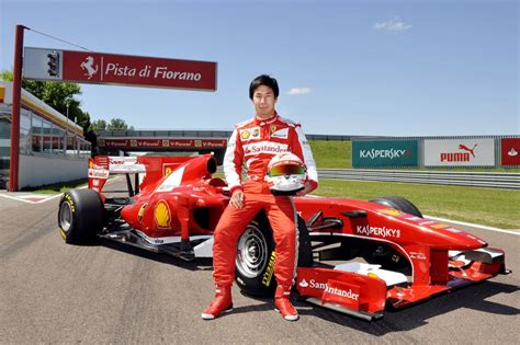 Kamui Kobayashi tests Ferrari’s 2010 F1 car at Fiorano