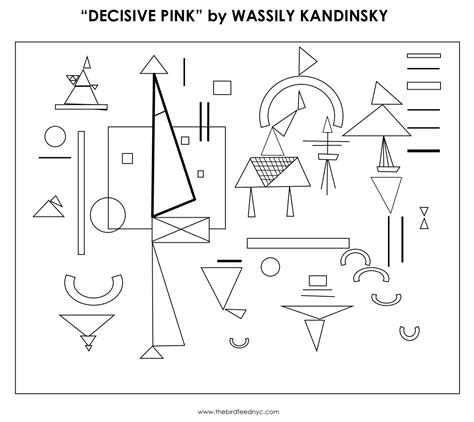 Kandinsky Coloring Activity for Kids