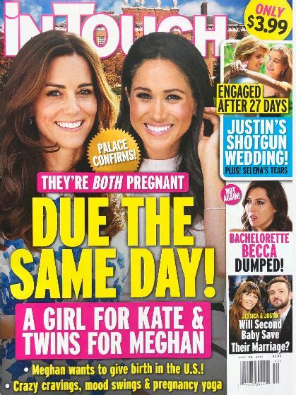 Kate Middleton, Meghan Markle “Both Pregnant” And “Due The ...