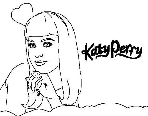 Katy Perry  Celebrities  – Printable coloring pages