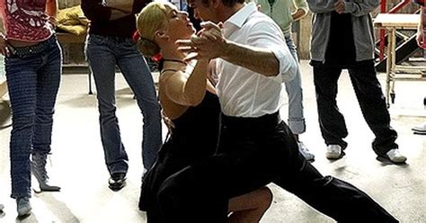 Katya Virshilas and Antonio Banderas tango in  Take the ...