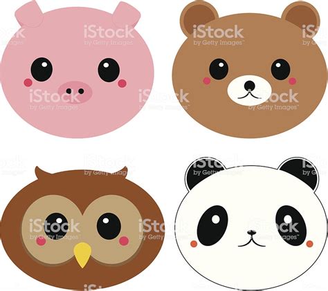 Kawaii Tiere Vektor Illustration 467026151 | iStock