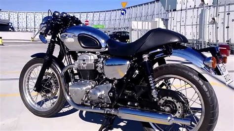 Kawasaki W650 Cafe Racer   YouTube