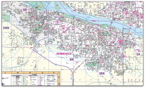 Kennewick Wa Map   LEGIMIN SASTRO