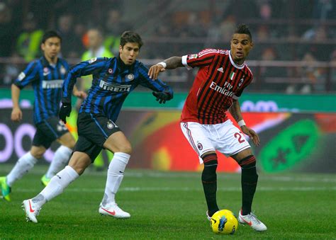 Kevin Prince Boateng in AC Milan v FC Internazionale ...
