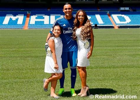 Keylor Navas, Andrea Salas y su hija   Real Madrid ...