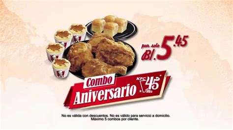 KFC Combo 45 años   YouTube