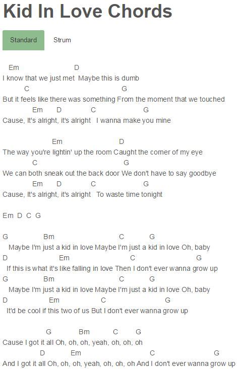 Kid In Love Chords Shawn Mendes | Shawn Mendes | Pinterest