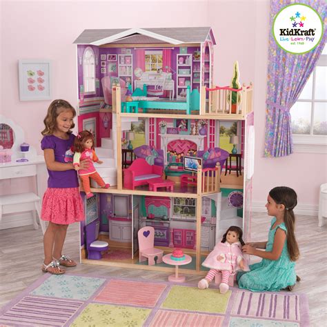 KidKraft 18 in. Elegant Manor Dollhouse   65830   Toy ...