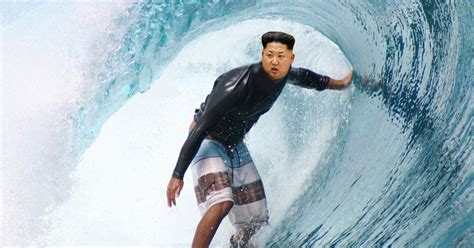 Kim Jong Un turns surfer dude in his latest bid to win ...