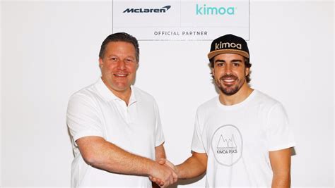 Kimoa, la marca de Alonso, nuevo patrocinador de McLaren