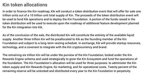 Kin  KIN    All information about Kin ICO  Token Sale ...