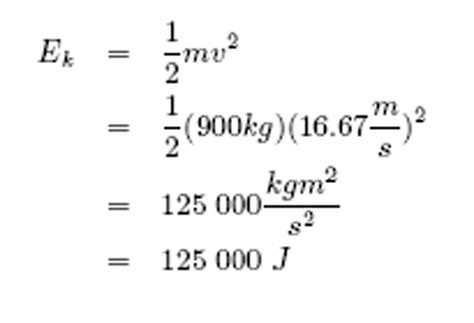 Kinetic Energy Equation   Tessshebaylo