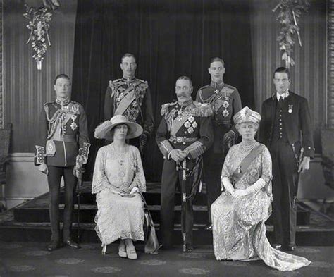 King George V and Queen Mary with their children