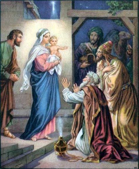 King Herod sends Magi  wise men  to visit baby Jesus in ...