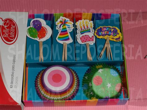 *kit Decorativo Capacillos Pics Cupcake Cumple Globo ...