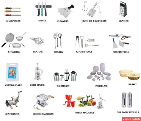 Kitchen Utensils Equipment Names | Cooking Utensils ...