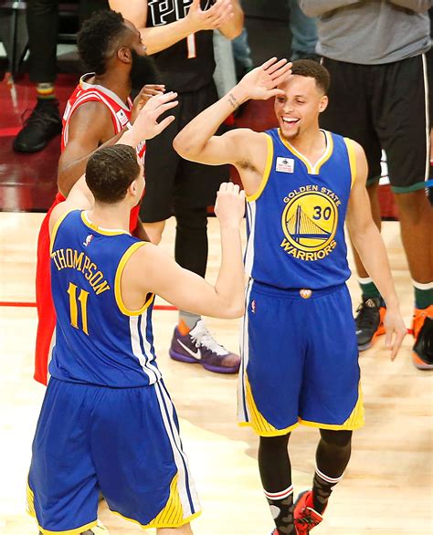 Klay Thompson, Stephen Curry   Faces of the NBA All Star ...