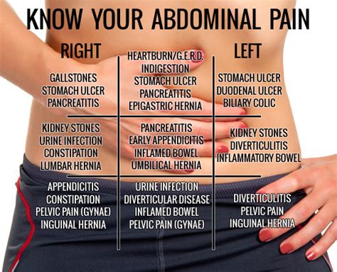 Know Your Abdominal Pain  Chart    Herbs Info