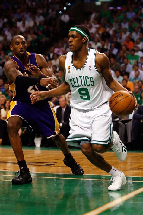 Kobe Bryant and Rajon Rondo Photos Photos   NBA Finals ...