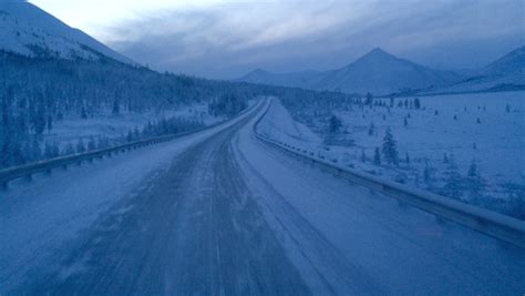 Kolyma Road of Bones in Yakutia, Siberia, Russia   Winter ...