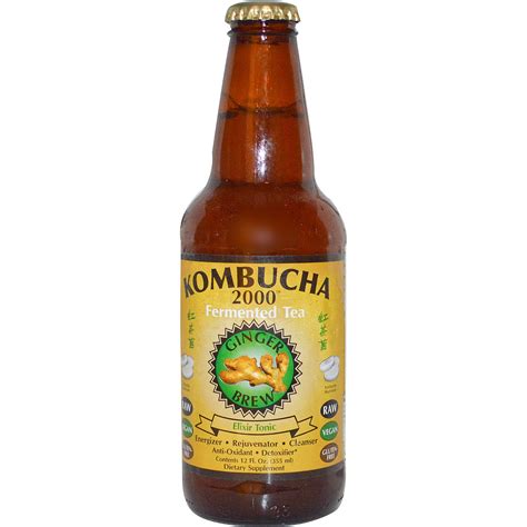 Kombucha 2000, Fermented Tea, Elixir Tonic, Ginger Brew ...
