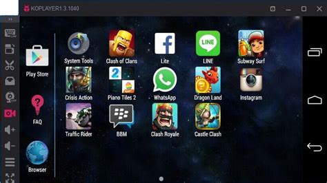 KoPlayer: emulador gratuito de Android para Windows