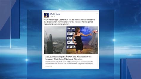 KTLA weather anchor s dress sparks social media firestorm ...