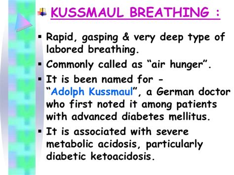 KUSSMAUL Breathing