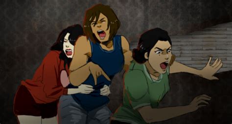 Kuvira, Korra and Asami at a haunted house | Avatar: The ...