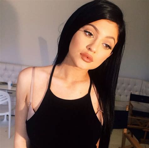 kylie jenner long hair extensions instagram august 2014 ...
