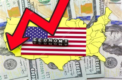 La caída de los Estados Unidos economía — Fotos de Stock ...