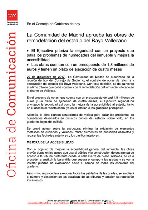 La Comunidad de Madrid aprueba finalmente las obras de ...