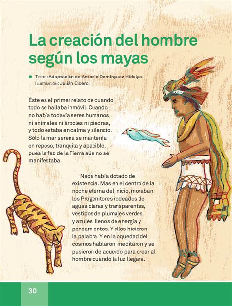 La creación del hombre según los mayas   Español Lecturas ...