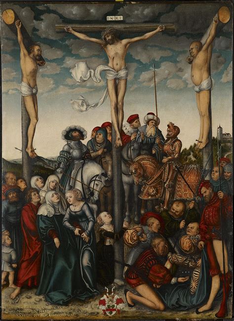 La crucifixión  Cranach    Wikipedia, la enciclopedia libre