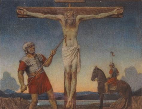 La Crucifixion. Le coup de lance by Charles Louis Rivier ...