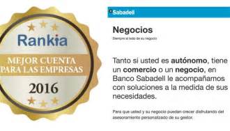 La Cuenta Expansión Negocios del Banco Sabadell, elegida ...