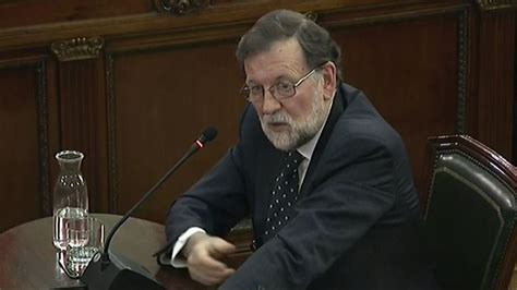 La declaración de Rajoy en el juicio del procés en diez ...