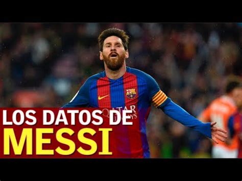 La edad de Messi en datos | Diario AS   YouTube