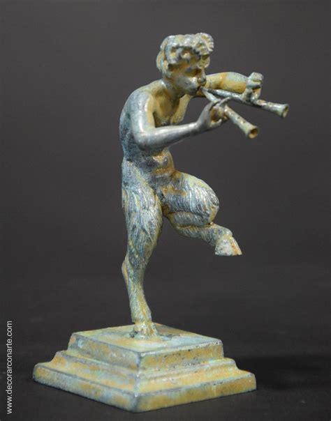 La figura del Dio Pan. 10 cm.  Vendita di figure in bronzo