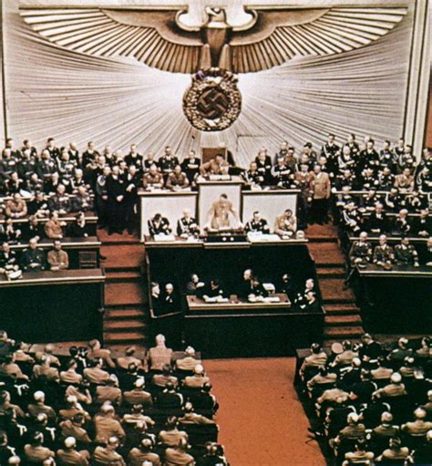 La force des choses: 1939 Discurso de Hitler no Reichstag