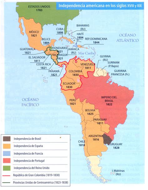 La fragmentación de Hispanoamérica | Hispanoamérica Unida