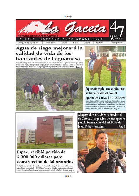 La Gaceta 26 julio 2014 by Diario La Gaceta   issuu