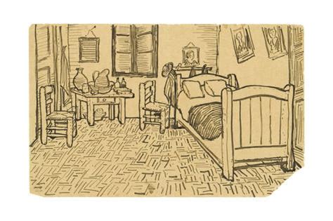La habitación de Van Gogh en Arles Lámina giclée por ...