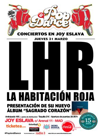 La Habitación Roja en Madrid con Pop&Dance |Cultura Joven ...